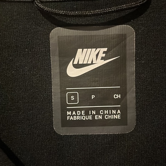 Nike Half-Zip Tech Fleece Long Sleeve Dress Black/Black Size Small with Pockets - Picture 4 of 15